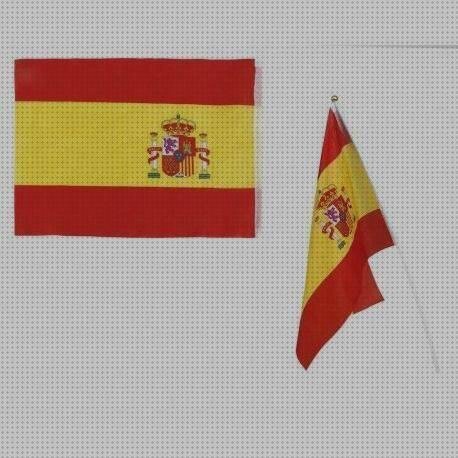 Bandera España Grande 2pcs, Bandera Española Para Interior y Exterior,  Bandera para Colgar o Usar con Mástil para Banderas, Bandera de España de  Tela, Bandera de España de Gran Tamaño 90 x