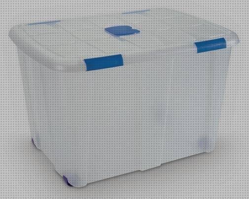 AC - Pack de 6 cajas de ordenación de plástico transparente Nº 30.  Contenedor para almacenar juguetes, libros, ropa, mantas. Capacidad 5  litros. Dimensiones aprox.: 8,5 x 26 x 40 cm : : Hogar y cocina