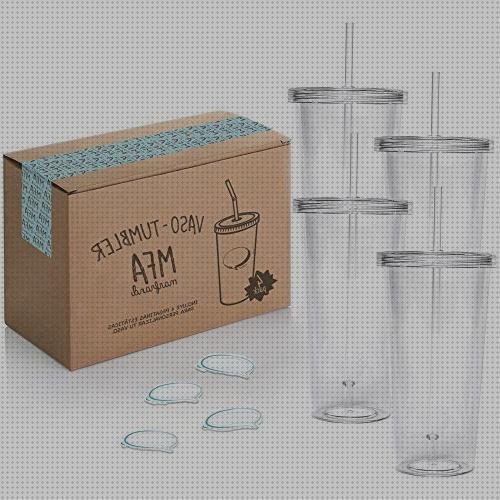 Review de vaso plástico duro con tapa